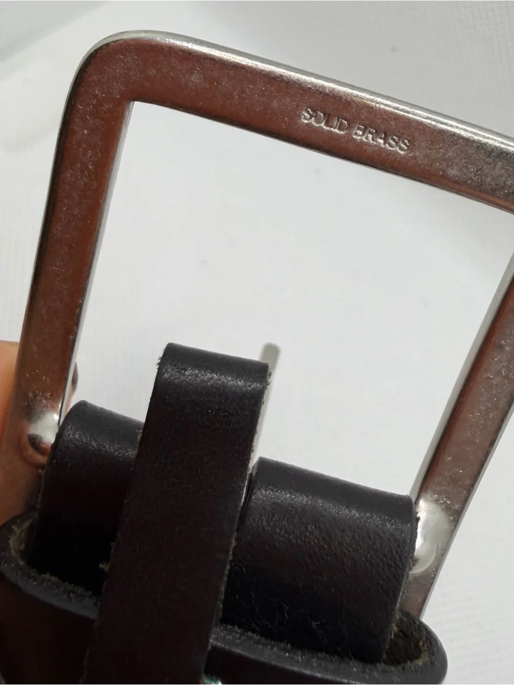 MEN'S BANANA REPUBLIC BLACK GENUINE LEATHER BELT SIZE 34 inches XS